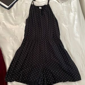 black & white dots romper from Old Navy